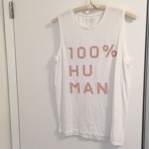 Everlane 100% Human tank top